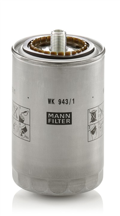 MANN-FILTER WK 943/1 EAN: 4011558967307.