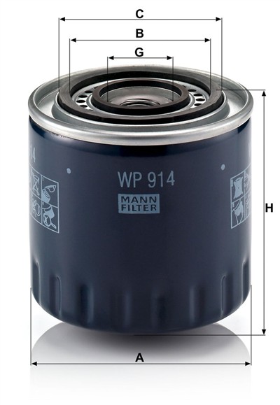 MANN-FILTER WP 914 EAN: 4011558800406.