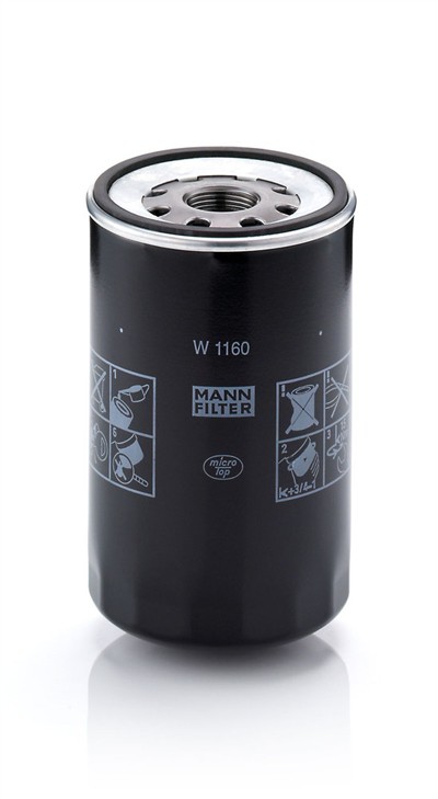 MANN-FILTER W 1160 EAN: 4011558715601.