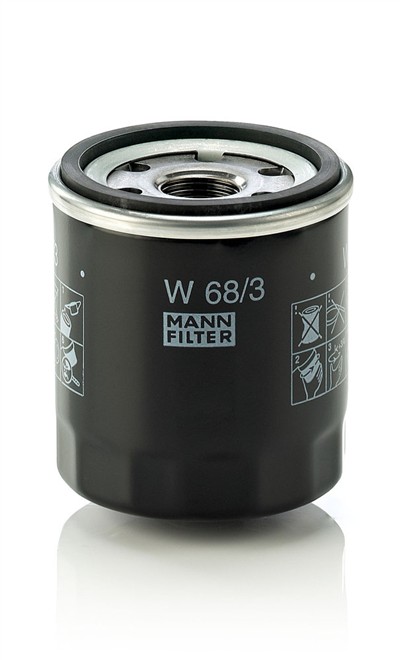 MANN-FILTER W 68/3 EAN: 4011558759308.