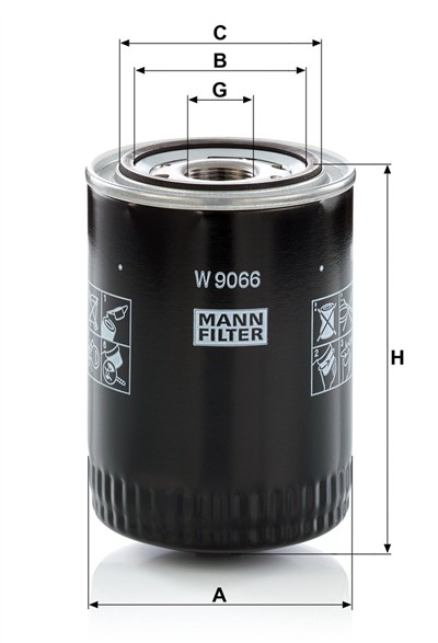 MANN-FILTER W 9066 EAN: 4011558070557.