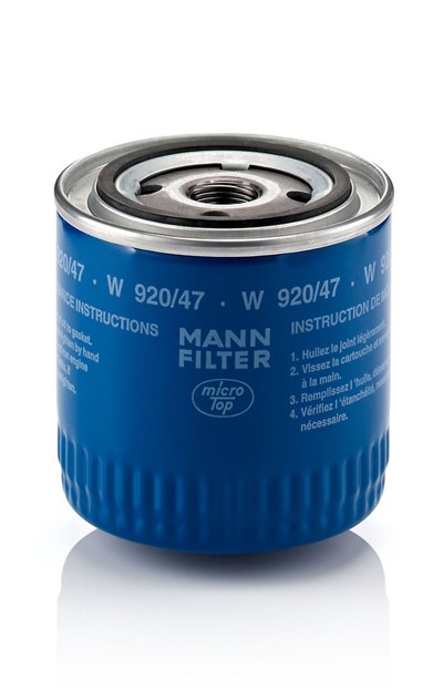MANN-FILTER W 920/47 EAN: 4011558735005.