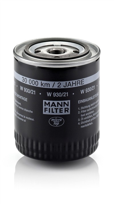 MANN-FILTER W 930/21 EAN: 4011558730406.