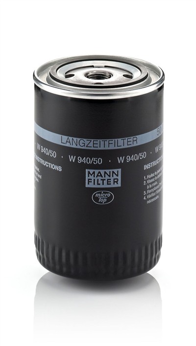 MANN-FILTER W 940/50 EAN: 4011558736309.