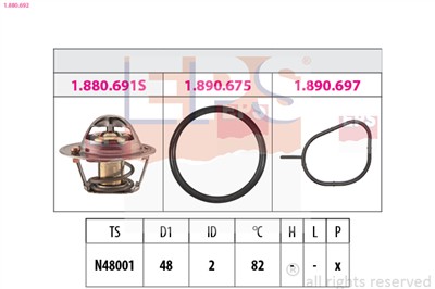EPS 1.880.692 Číslo výrobce: Facet 7.8692. EAN: 8012510219942.