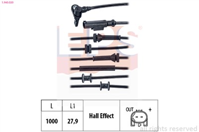 EPS 1.960.020 Číslo výrobce: Facet 21.0020. EAN: 8012510249468.