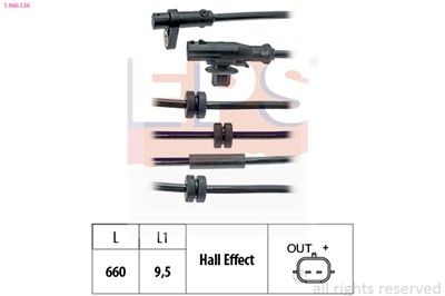 EPS 1.960.126 Číslo výrobce: Facet 21.0126. EAN: 8012510254233.