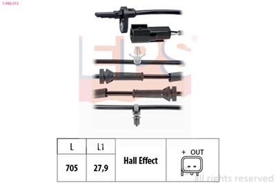 EPS 1.960.212 Číslo výrobce: Facet 21.0212. EAN: 8012510231258.
