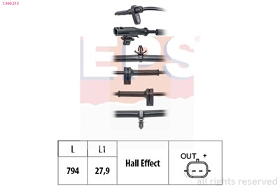 EPS 1.960.213 Číslo výrobce: Facet 21.0213. EAN: 8012510231265.