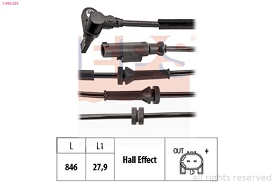 EPS 1.960.223 Číslo výrobce: Facet 21.0223. EAN: 8012510232811.
