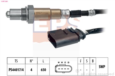 EPS 1.997.585 Číslo výrobce: Kw 497 585. EAN: 8012510291801.