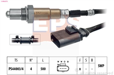 EPS 1.998.072 Číslo výrobce: Facet 10.8072. EAN: 8012510215869.