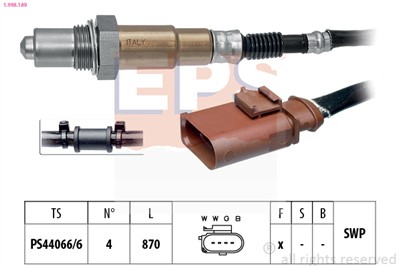 EPS 1.998.189 Číslo výrobce: Facet 10.8189. EAN: 8012510233931.