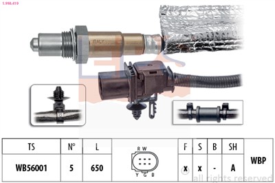 EPS 1.998.419 Číslo výrobce: Facet 10.8419. EAN: 8012510231807.