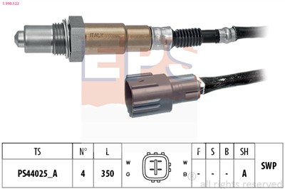 EPS 1.998.522 Číslo výrobce: Facet 10.8522. EAN: 8012510272008.