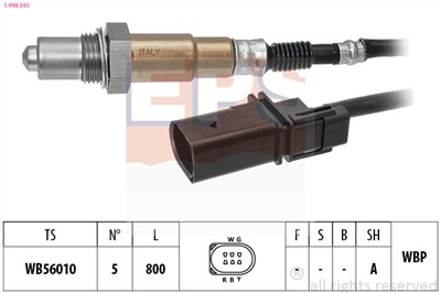 EPS 1.998.593 Číslo výrobce: Facet 10.8593.