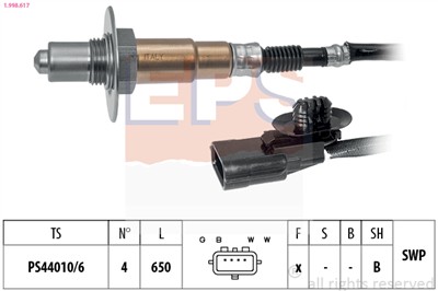 EPS 1.998.617 Číslo výrobce: Facet 10.8617.