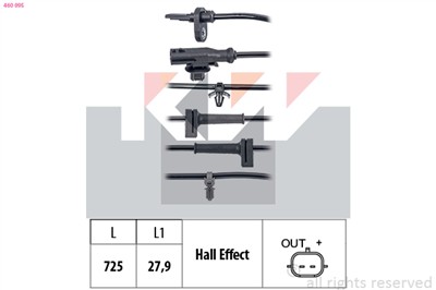 KW 460 095 Číslo výrobce: Eps 1.960.095. EAN: 8012510149959.