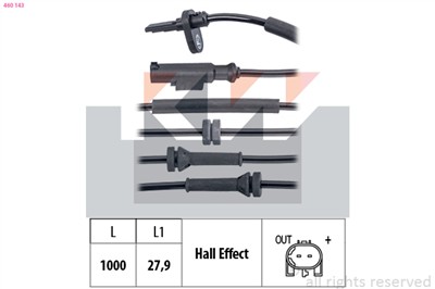 KW 460 143 Číslo výrobce: Eps 1.960.143. EAN: 8012510149935.