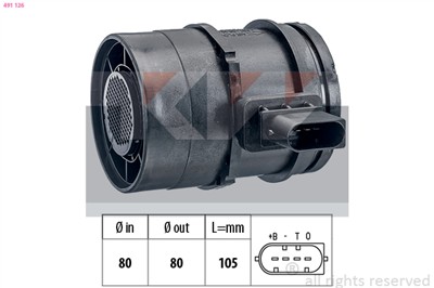 KW 491 126 Číslo výrobce: Eps 1.991.126. EAN: 8012510134450.