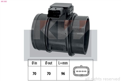 KW 491 302 Číslo výrobce: Eps 1.991.302. EAN: 8012510150108.