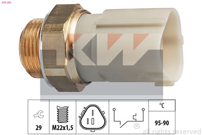 KW 550 262 Číslo výrobce: Eps 1.850.262. EAN: 8012510180396.
