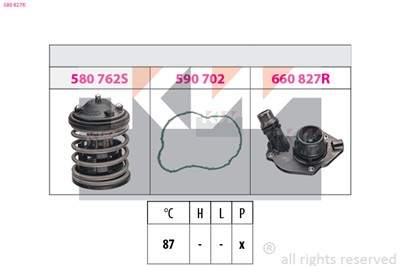 KW 580 827K Číslo výrobce: Facet 7.8827K. EAN: 8012510135082.