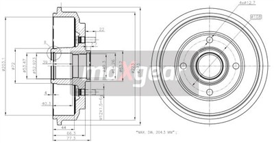 MAXGEAR 19-2316 EAN: 5901619572603.