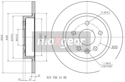 MAXGEAR 19-2333 EAN: 5901619572771.