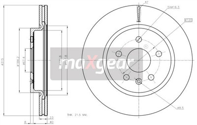 MAXGEAR 19-2368 EAN: 5901619573129.