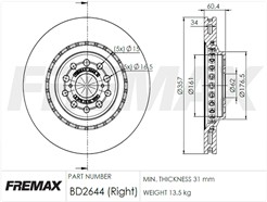 FREMAX BD-2644
