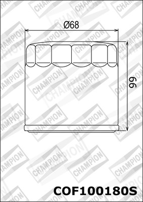 CHAMPION COF100180S Číslo výrobce: COF100180S. EAN: 4044197763184.