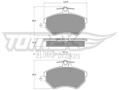 TOMEX Brakes TX 10-111