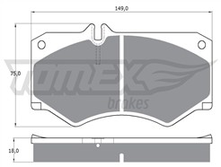 TOMEX Brakes TX 10-20