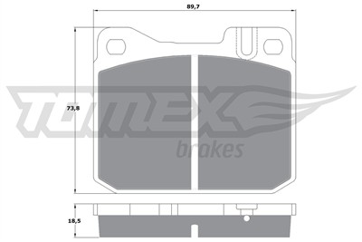 TOMEX Brakes TX 10-224 Číslo výrobce: 10-224. EAN: 5906485550236.