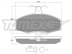 TOMEX Brakes TX 10-272