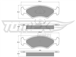 TOMEX Brakes TX 10-28