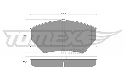 TOMEX Brakes TX 10-30 Číslo výrobce: 10-30. EAN: 5906485550359.