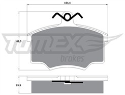TOMEX Brakes TX 10-57