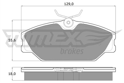 TOMEX Brakes TX 10-761 Číslo výrobce: 10-761. EAN: 5906485553572.