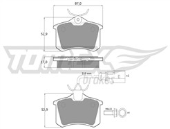 TOMEX Brakes TX 10-782