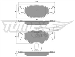 TOMEX Brakes TX 10-794