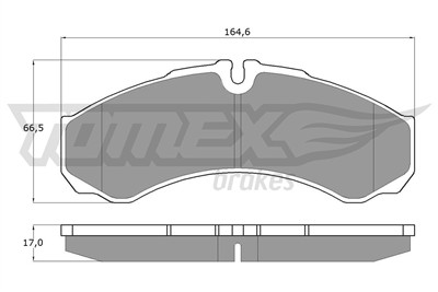 TOMEX Brakes TX 11-11 Číslo výrobce: 11-11. EAN: 5906485551486.