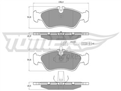 TOMEX Brakes TX 11-491