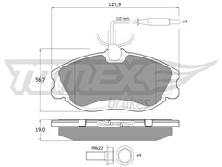 TOMEX Brakes TX 11-62
