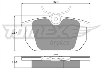 TOMEX Brakes TX 12-01 Číslo výrobce: 12-01. EAN: 5906485552797.