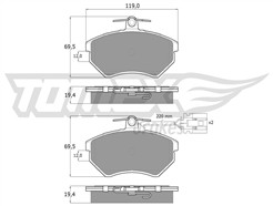 TOMEX Brakes TX 12-04