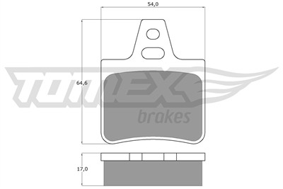 TOMEX Brakes TX 12-07 Číslo výrobce: 12-07. EAN: 5906485552858.
