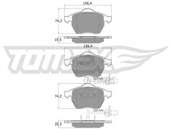 TOMEX Brakes TX 12-13