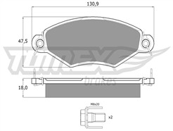 TOMEX Brakes TX 12-15